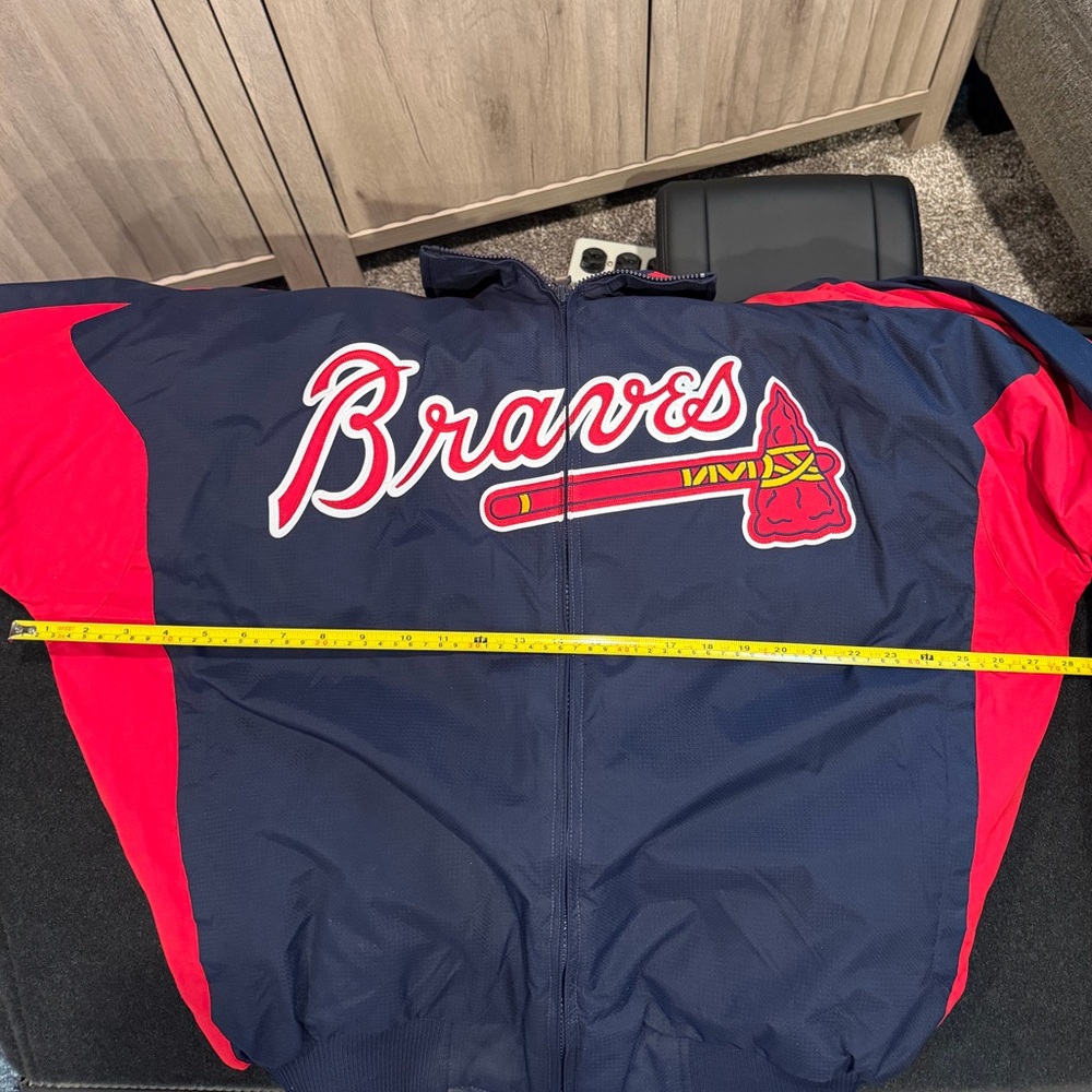 Vintage 2000 Atlanta Braves Majestic Jacket - Picture 4 of 5